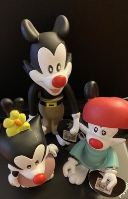 Animaniacs Warner Bros. Collectible Figure Set Of 3 Early 90s Vintage New W/Tags