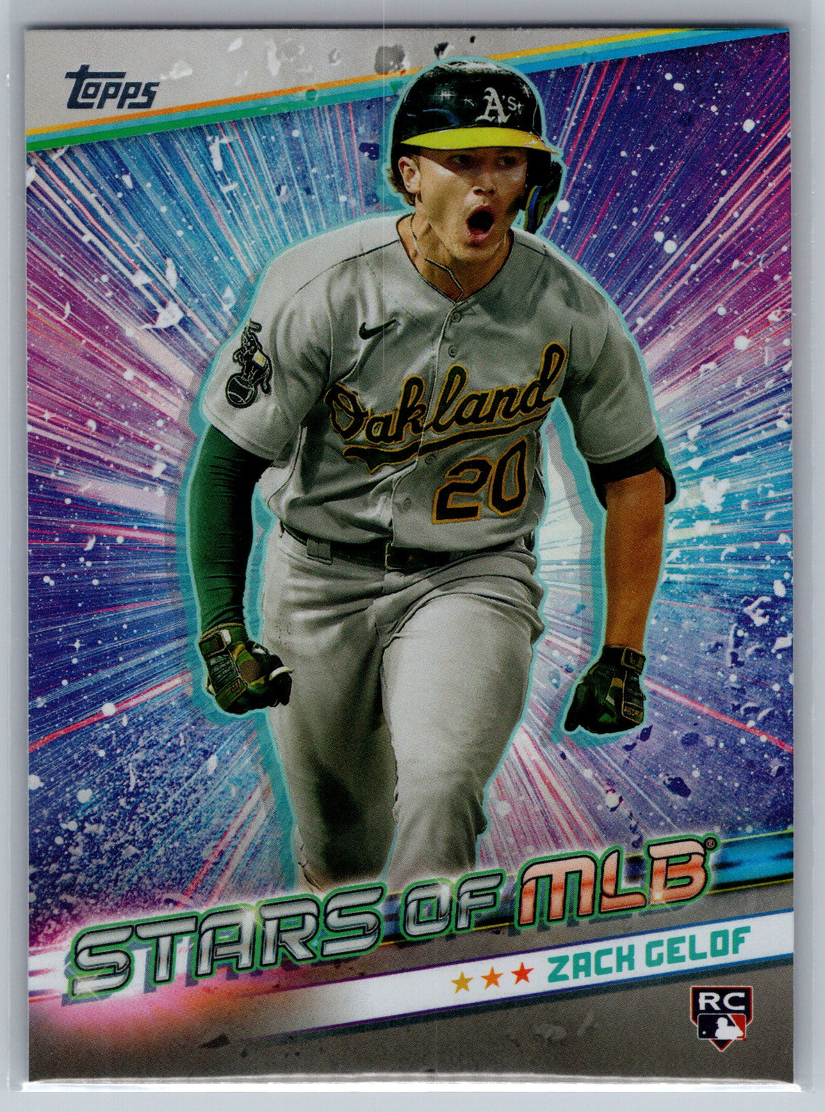 2024 Topps Zack Gelof Stars of MLB #SMLB-60 Oakland Athletics
