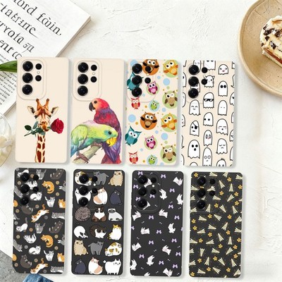 Robust TPU Phone Case Lovely Animals Cover For Samsung S26 Ultra S25 S24 S23 S22