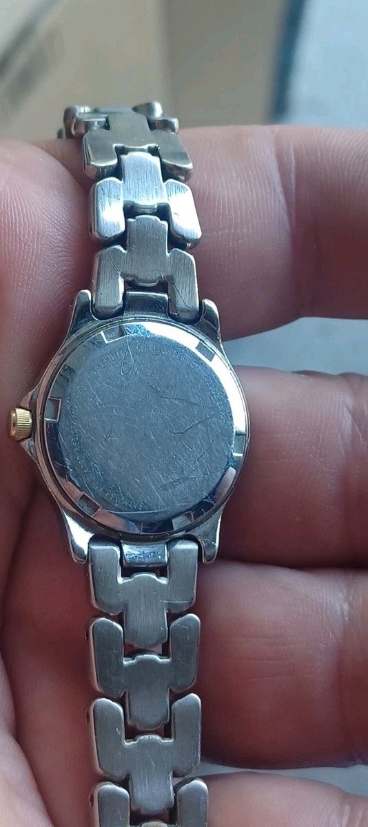 Eddie Bauer Sunray Bracelet 3779 Ladies Date Watch 25MM Two Tone 5ATM WR Eddie Bauer Sunray Bracelet 3779 New Battery Ladies Watch  main image 3