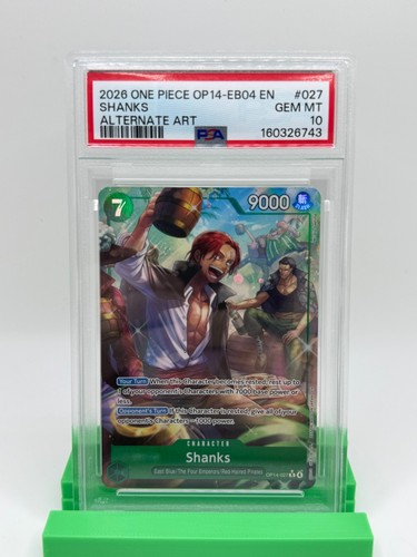 Shanks (Alternate Art) graded PSA 10 for sale on eBay