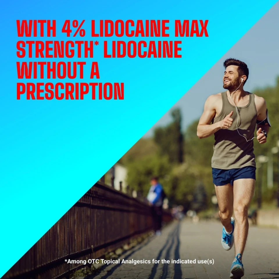 Crema Alivio del Dolor Max Strength con Lidocaína Plus Mentol, 2.7 Onzas Foto 2 de 4