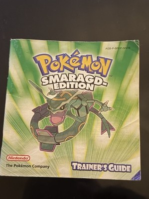 Pokémon Smaragd Edition - Original Anleitung / Trainer's Guide (GBA) - Deutsch