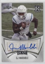 2021 Leaf Draft CJ Marable #BA-CJM Auto un2