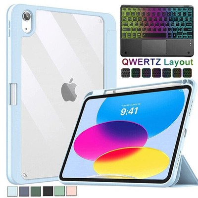 Beleuchtete Tastatur Hülle Für iPad 11./10./9./8th Air 6 5 4 Pro 11 mit Touchpad
