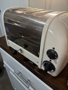 Dualit 4-Slice Stainless Steel Toaster Upgraded US Tested/Working