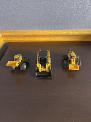 John Deere Metal Skid Loader Plus 2 John Deere Bucket Loaders 