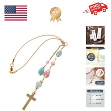 Elegant Cross for Car Mirror - Sun Catcher Rearview Mirror Charm, Transforms ...