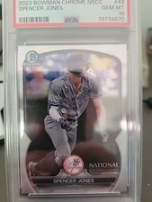 2023 Topps National  Bowman Chrome Baseball Prospects Spencer Jones #MLB-43 (RC)
