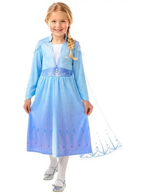 Die Eiskönigin 2 Elsa Reiseoutfit Kostüm Größe 98 für Kinder - Klassisches