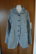Rundholz kurzer Mantel XL One Size Gr. 40 - 44 schwarzweiß kariert NP 490,-€ neu