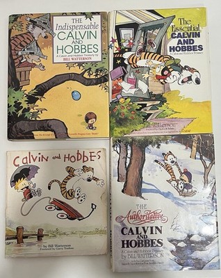Vintage Calvin and Hobbes Book by Bill Watterson Lot of 4 Comic Books 1990s 90s