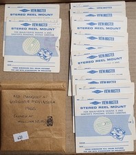 1966 vintage AIB BANQUET TRIP personal VIEW-MASTER 12 REELS va WILLIAMSBURG PEN