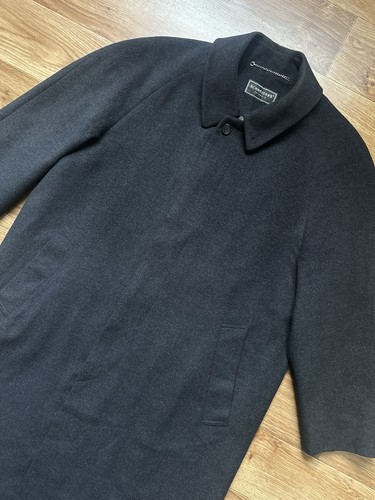 Schneiders Salzburg Woll Angora Mantel dunkelgrau Raglan Herren Vintage Coat XL - Bild 7 von 22