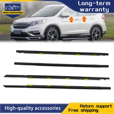 Outer Door Belt Weatherstrip Window Seal Molding Set For Honda Civic Sedan 96-00