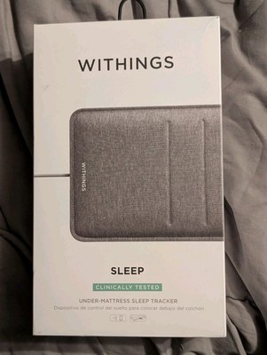  WITHINGS SLEEP SMART TRACKER UNDER-MATTRESS GOOGLE APPLE APP ALL OG INCLUDED 