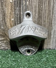 7-UP Vtg Wall Mount Bottle Opener Starr X YOU LIKE IT, IT LIKES YOU Made In USA
