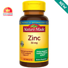 Nature Made Zinc 30 mg, Dietary Supplement