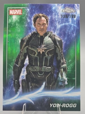 Yon-Rogg Green Refractor /199 2025 Topps Marvel Studios Chrome