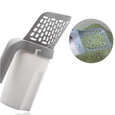Cat Litter Scoop With 1 Bag Rolls 15Bags , Integrated Detachable Shovel