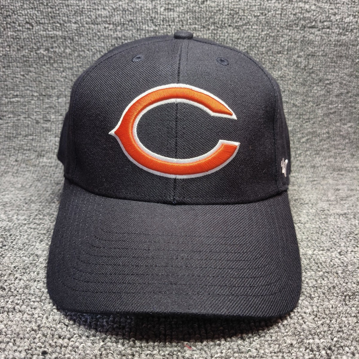 '47 Brand Chicago Bears NFL Black Curved Brim Snapback Cap Hat