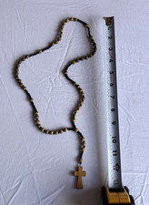 Wood Christian Rosary with Cross