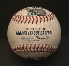 Hunter Greene Game Used Baseball Orioles Reds April 19, 2025 Brandon Young Debut