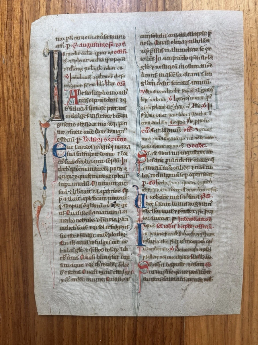 Original Illuminated Manuscript Antique Manuscripts for sale | eBay