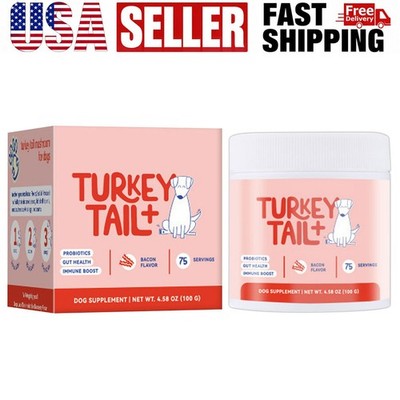 Turkey Tail Mushroom Powder For Dogs Organic Functional Mushroom Supplement
