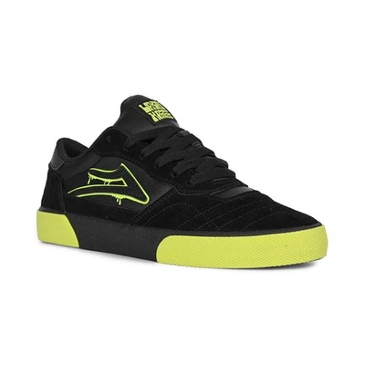 Lakai X Haze Wheels Cambridge Skate Schuhe - Schwarz/Limette