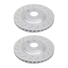 2 Bremsscheiben gelocht &Oslash; 334 mm 32 mm A.B.S. f&uuml;r MERCEDES-BENZ SL