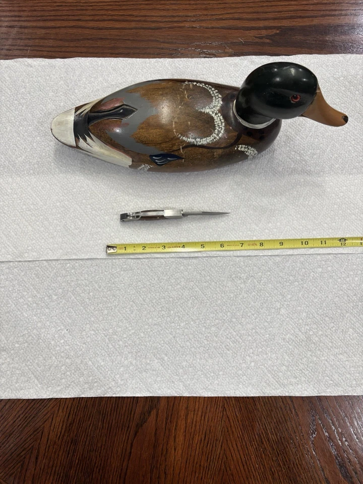 Navaja de bolsillo Boker Magnum 37 capas de madera de burlón Damasco con bloqueo Foto 3 de 4