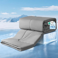 Revolutionary Cooling Comforter Queen Absorb Body Heat to Keep Cool, Cooling Bla