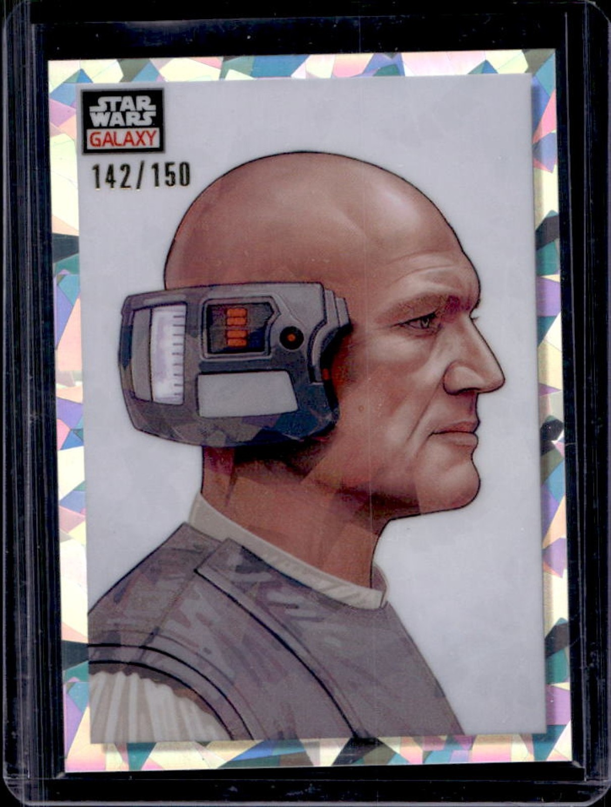 2023 Topps Chrome Star Wars Galaxy Lobot Atomic Refractor #142/150