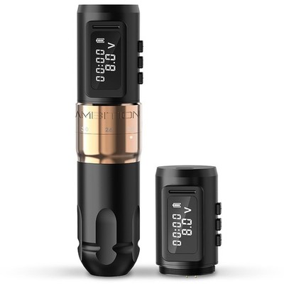 Ambition MARS-U Wireless Tattoo Machine with Adjustable Stroke - Rotary Cartr...