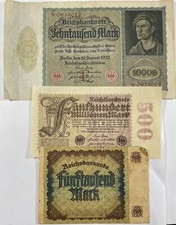 Germany 7 Diff. old notes mixed grades (#764)