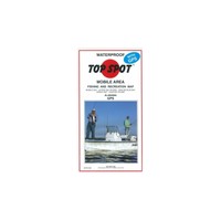 Top Spot Fishing Map From Mobile Bay To Dauphin Island on sale Top Spot Fishing Map From Mobile Bay To Dauphin Island on sale