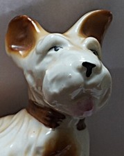 Vintage Ceramic Scottie Dog Westie Terrier Figurine Made in Japan