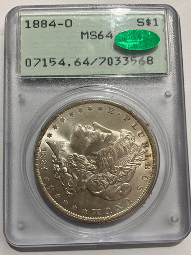 1884 O Morgan Silver Dollar $1 PCGS MS64 CAC 7033568