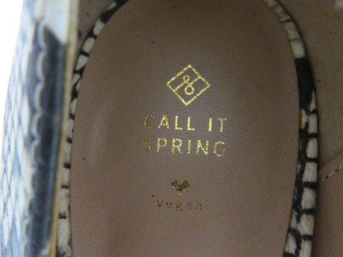 CALL IT SPRING VEGAN PUMPS HIGH HEEL SHOES SIZE 7 SNAKE GREAT CONDITION - Picture 6 of 7