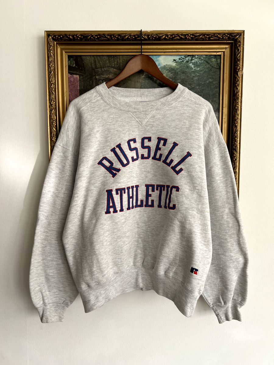 90s usa製 Russell Athletic Grey Sweat Vintage 90s Russell Athletic Made in USA Gray Sweatshirts Sz L | eBay