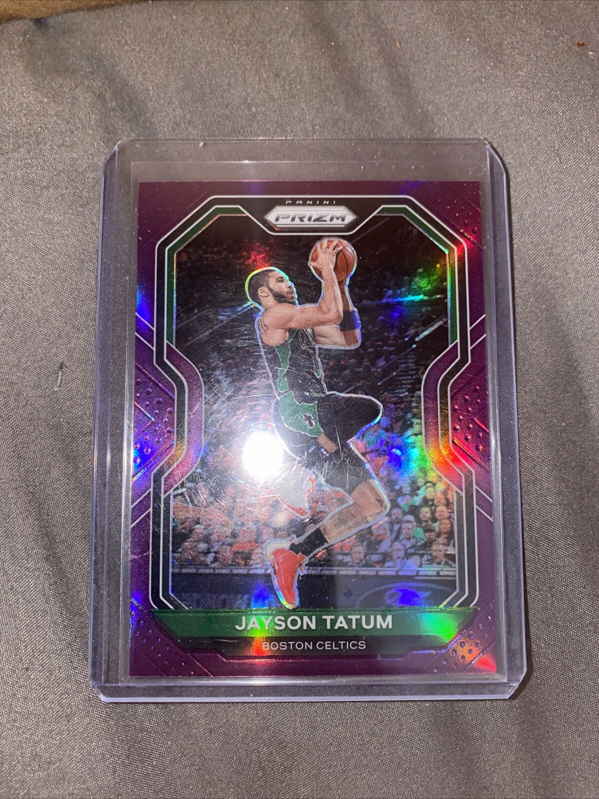 2020-21 Panini Prizm Purple Holo Jayson Tatum #51/99 Celtics