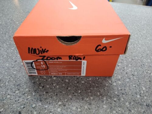 Nike Zoom Rival S5 Track&Field Shoes 383822-030 Silver/Black/Green M 8/8.5 NEW - Picture 8 of 8
