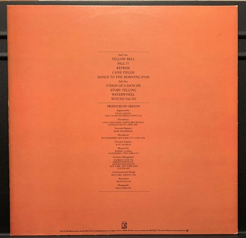 Oregon Out Of The Woods 1978 USA WHITE LABEL PROMO LP NM- Jazz/Prog - Picture 4 of 5