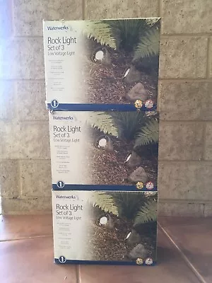 Rock Lights Set Of 3 Low Voltage 12 V Outdoor Lighting Gumtree Rock Lights Set Of 3 Low Voltage 12 V