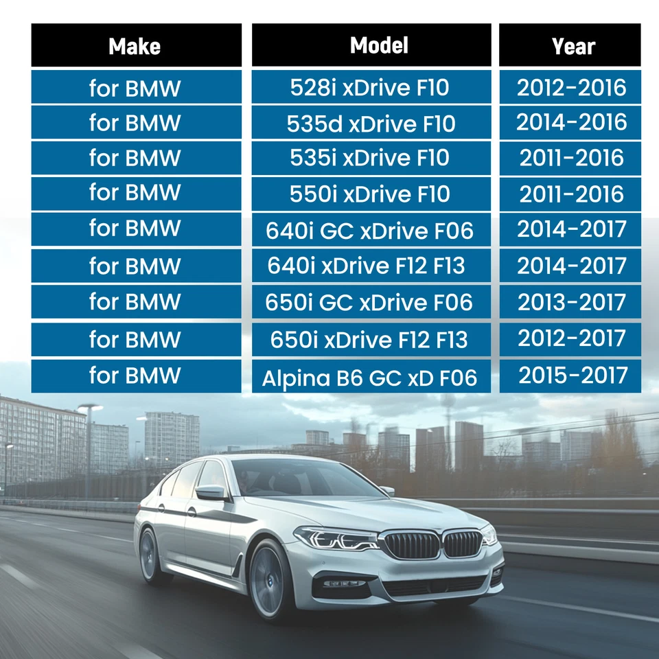 Front RH LH Control Arm Suspension Kit for BMW 5 6 Series F06 F10 528 535 AWD - Image 3 of 4