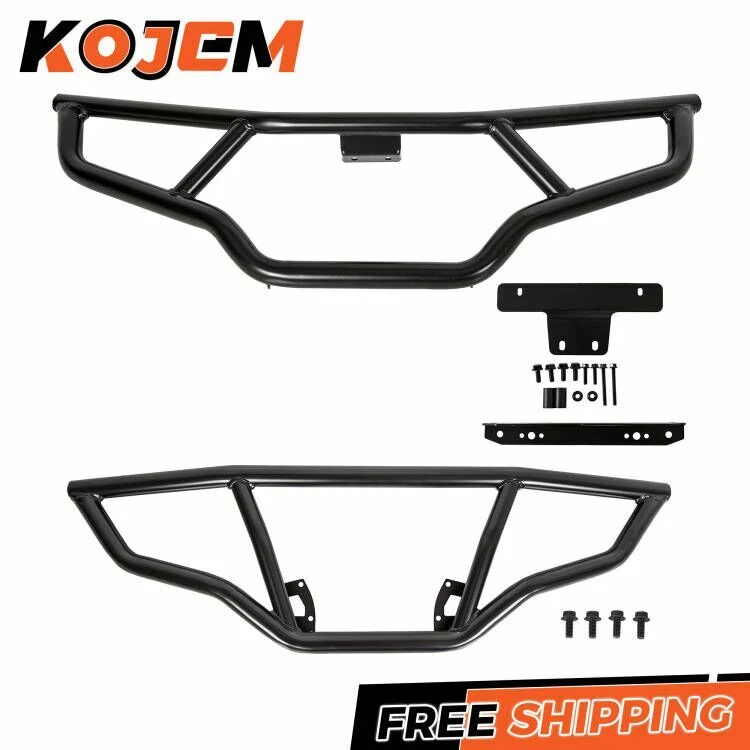 For Polaris Sportsman 570 SP 2016-2020 Brush Guard Bumper Set Front & Rear - Image 2 of 4