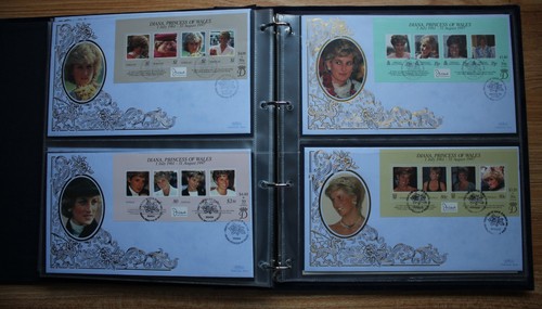 DIANA PRINZESSIN VON WALES COMMONEALTH COVER SAMMLUNG VON BENHAM L/ED VON 1500 - Bild 11 von 15