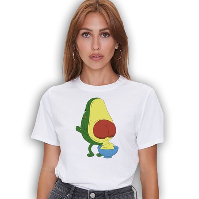 Funny Avocado T-shirt-Cute Vegan Sarcastic Novelty Tee shirt