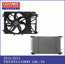 Fan and AC Condenser for 2018-2024 Toyota Camry 3.5L-V6